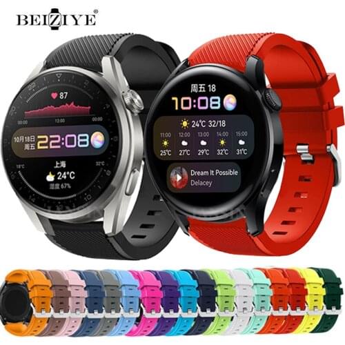 Silicone Watchband For Huawei Watch 3 strap Sport Smartwatch Bracelet Correa For Huawei Watch 3/3 Pro Band Wristband Accessories