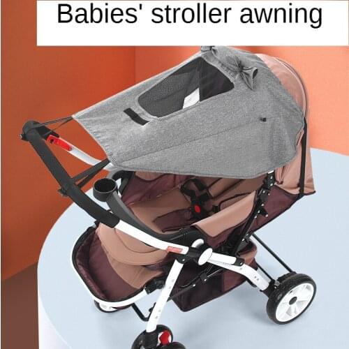 High landscape awnings double stroller accessories shading uv sunscreen to cover rain