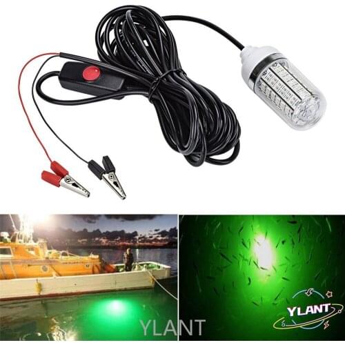 SWT IP68 Lures Fish Finder Lamp Attracts Prawns Squid Krill LED Lamp Fishing Light 108pcs LED Underwater Fishing Light Lamp