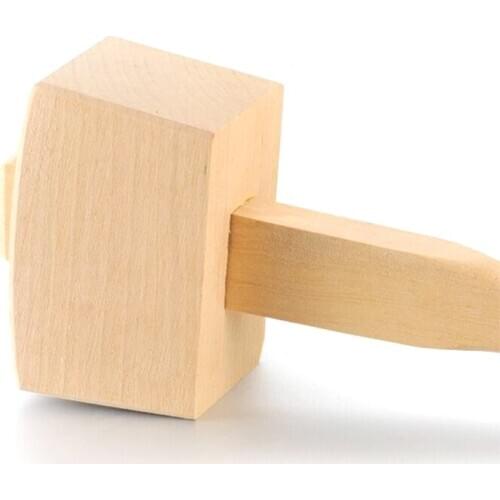 Beech Solid Carpenter Wood Wooden Mallet Hammer Handle Woodworking Tool N0HB