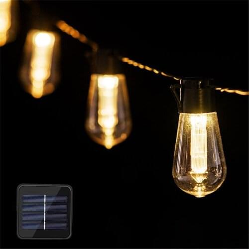 Solar Fairy Lights Outdoor LED String Lights Waterproof Solar LED Garden Lamp Garland Bulb Holiday Decoration Landscape Lighting