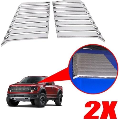 Engine Hood Grille Air Flow Intake Scoop Bonnet Side Vent Cover for Ford F150 Raptor SVT 2009-2014 Car Styling Sticker