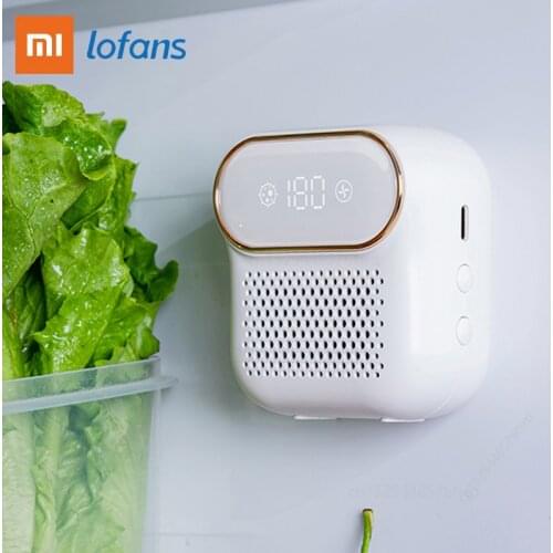 Xiaomi Lofans Refrigerator Deodorizing Disinfection Machine Food Preservation Purification And Sterilization White B5 Magnetic