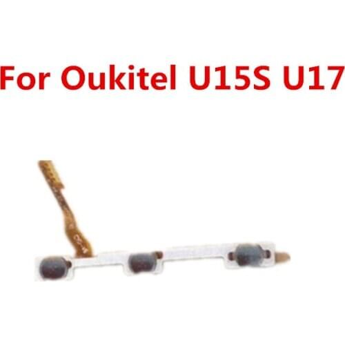 For Oukitel U15S U17 Cell Phone Parts Power On Off Button+Volume Key Side Flex Cable FPC Repair Accessories