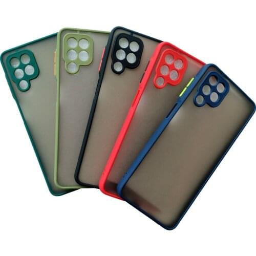 Protection Shockproof Phone Case For Samsung Galaxy A22 Matte Back Cover Galaxy A22 4G Case SM-A225F hard Lens protection Matte