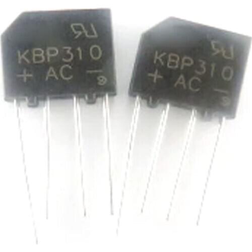 10pcs/lot KBP310 3A 1000V 310 Diode Bridge Rectifier IC