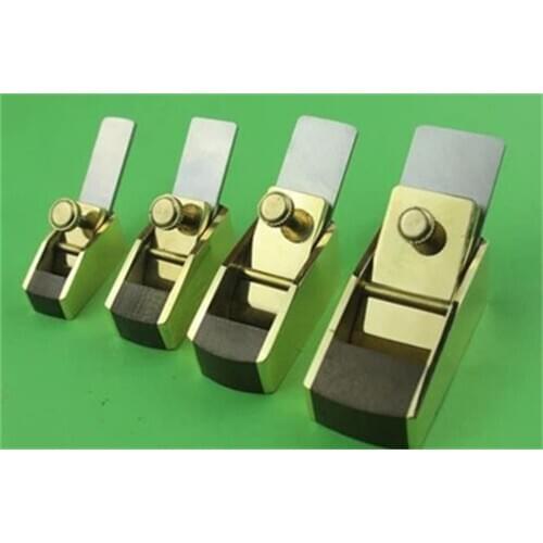 4pcs smooth convex bottom brass wrap blackwood planes ,violin/viola making tool