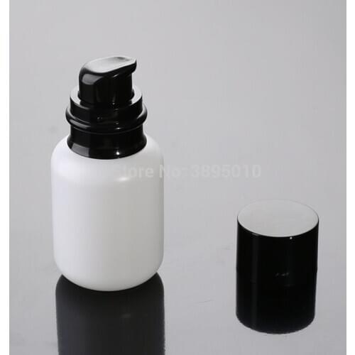 50ml press pump bottle and black cap ,lotion bottle,Cosmetics containers,Essence bottle F821