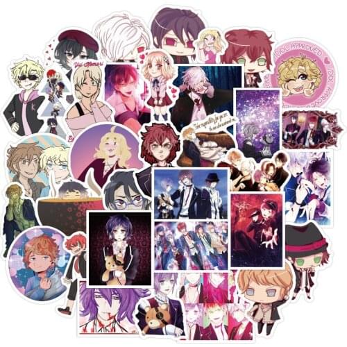 50pcs DIABOLIK LOVERS Anime Stickers for Wall Laptop Guitar