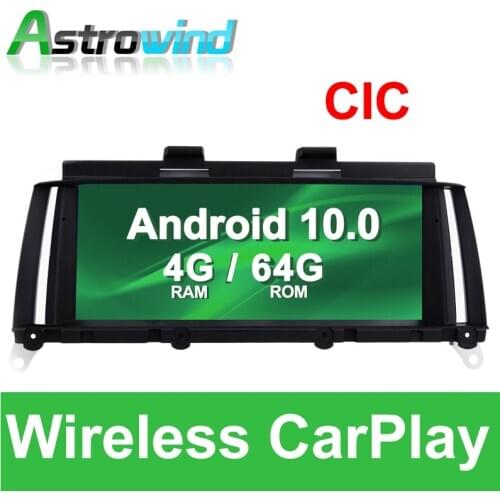 8.8" 4G RAM 8 Core Android 10.0 Auto Player GPS Navigation System Media Stereo For BMW X3 F25 for BMW X4 F26 with CIC System