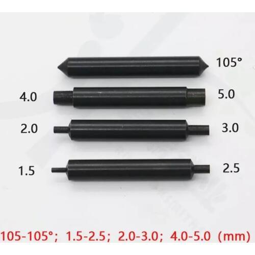 Black Color Tracer Point HSS Probe for DEFU Vartical Key Cutting Machines,Decoder 1.5mm 2.0mm 2.5mm 3.0mm 4.0mm 5.0mm 105 degree