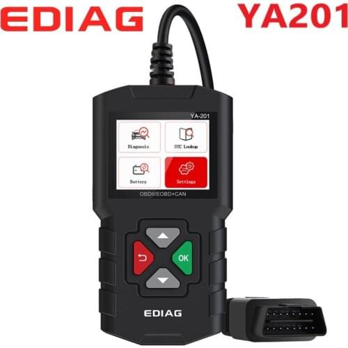 Ediag YA201 Code Reader OBDII/EOBD YA-201 Auto Diagnostic Tool Data stream save/playback OBD2 Scanner Free Update AL319 CR3001