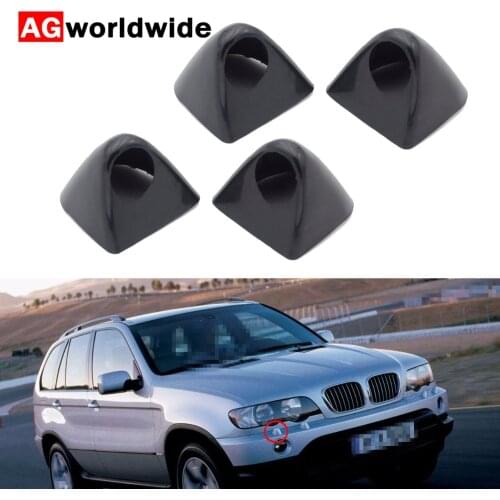 For BMW E53 X5 X5 4.4i X5 4.6is 2000-2004 Left / Right Headlight Washer Cover Unpainted 61678252745 61678252746