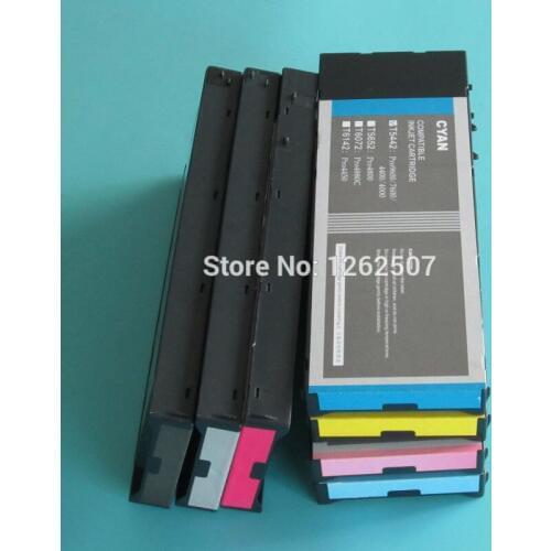Full ink cartridge For Epson 7600 9600 with Dye ink compatible cartridge For Epson Stylus Pro 7600 T544 with water based dye ink