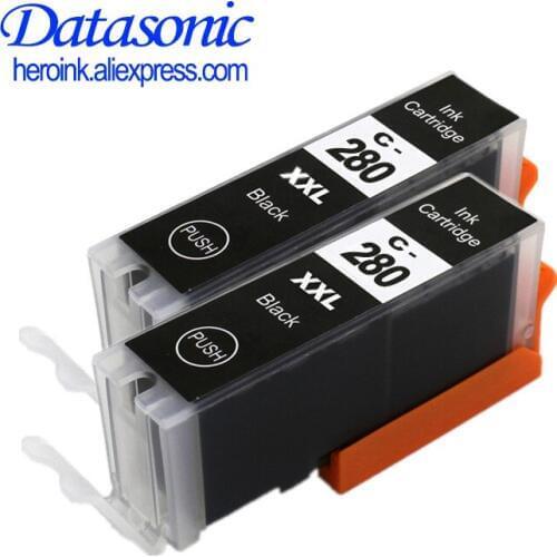 2P PGI-280 XXL Black Ink Cartridge for Canon Pixma TR7520 TR8520 TS6220 TS9120