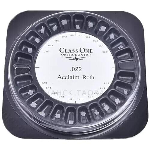 Ceramic bracket, dental invisible bracket, square wire, straight wire arch bracket, square wire MBT ROTH, orthodontics