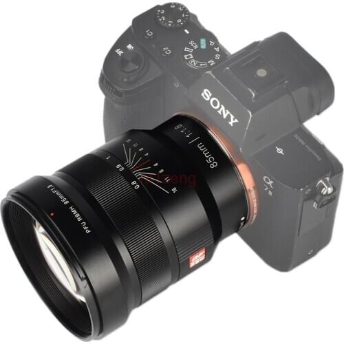 85mm F1.8 manual fixed focus Lens Full Frame for sony a7ii a7m3 a7r a9 Fujifilm xt3 xt10 xt20 xt100 xa3 xm1 mirrorless camera