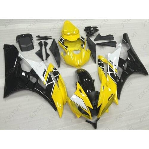 Fairing for YAMAHA YZFR6 2006 - 2007 Yellow Black Full Body Kits for YAMAHA YZFR6 06 Body Kits YZFR6 2006