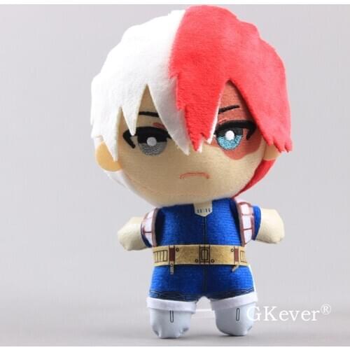 Anime My Hero Mascot Plush Dolls Toy Cartoon Character Cosplay Todoroki Shoto 15 cm Mini Stuffed Toys Popular Christmas Gift
