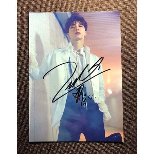 Hand signed SuperM TEN autographed photo NCT 127 5*7 092019N7