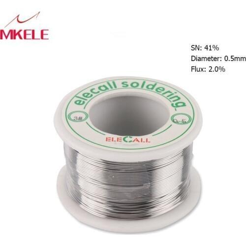 Solder Wire 41SN Pure Tin 0.5mm 75g wire silver solder tin lead free electric soldering