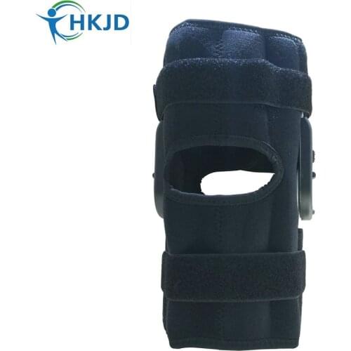 Adjustable Sports Leg Knee Support Brace Wrap Protector Pads Patella Brace Knee Belt Fastener Belted Sports Knee Brace Black
