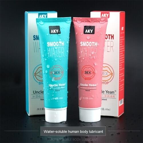 Sex Lubricant 60ml Lubricants Water-based transprant Human Body Sex Oil Vaginal Anal Gel Adults Sex Product Homosexual Lubricant