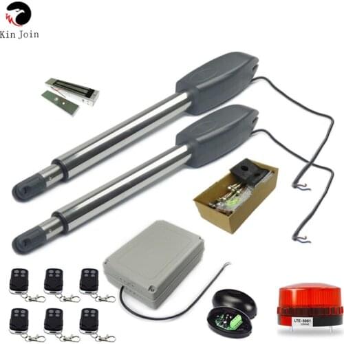 KINJOIN Heavy-Duty Dual Automatic Gate Opener Kit for Swing Gate,swing gate actuator, automatic door