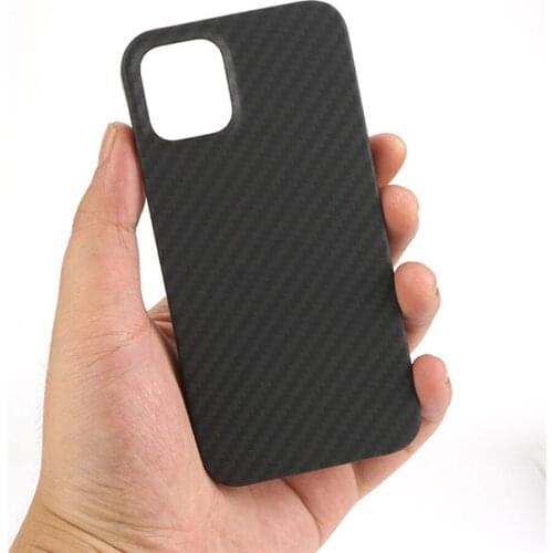Ultra-thin Carbon Fiber Phone Protective Case Shockproof Back Cover Shell for iPhone 12 Smartphone Case Accessories