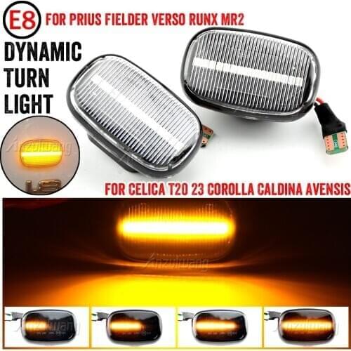 Led Dynamic Side Marker Turn Signal Light For Toyota RAV4 Camry SV4 CV4 ACV30 Corolla E10 E11 E12 ZE120 Runx Allex Vios Celica