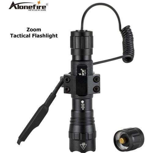 AloneFire tk503 Tactical Weapon Lights Infrared Radiation IR Night Vision Tactical LED Flashlight Torch Night Activities Hunting