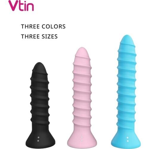 Screw Thread Vibrator for Women Masturbation Clitoris Stimulator Dildos Vagina Massager Waterproof Rechargeable Adult Sex Toys