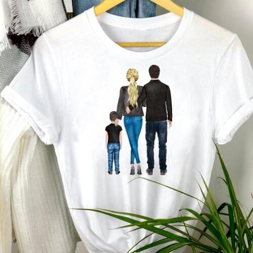 Women Clothes 90s Cute 2021 Lovely family mama mom mother 90s Cartoon Print Fashion Tshirt kawaii Female Tee Top Graphic T-shirt