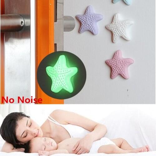 1pcs Silicone Self Adhesive Wall Protectors Door Handle Bumpers Buffer Guard Stoppers Silencer Crash Pad Doorknob Lock