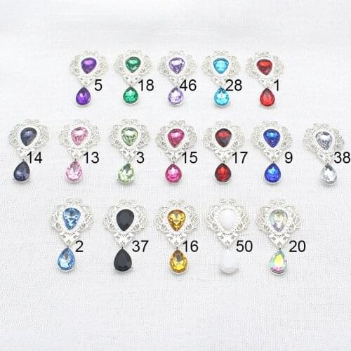 10pcs/lot 50*25MM Sewing Craft Supplies for Handicraft Diy Manualidades Accessories Decorative Pendant Resin Buttons for Clothes