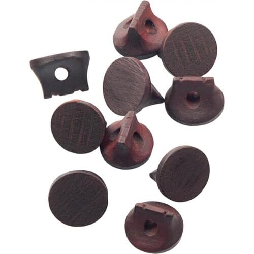 10x Red Sandalwood Chinese Violin Erhu String Bridge String Instrument Parts