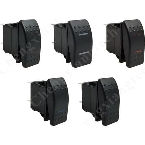 12V 20A 7Pin DPDT On Off On Rocker Switch Marine Car Dashboard Toggle Switch For Carling Narv 4x4 Jeep Truck Panel DIY Replacing