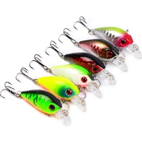 4.5cm 3.55G Classic Lure Bait fishing crank Plastic Hard Bait SUPERBAIT Lures Rock Bait fishing tackle