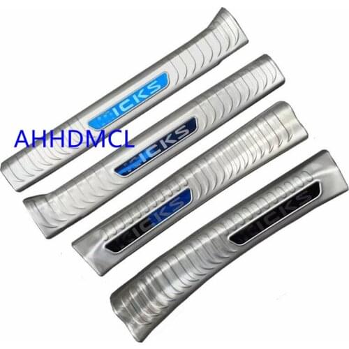 Car Welcome Pedal Threshold Strip Door Sill Strip For Nissan Kicks 2016 2017 2018 2019 2020