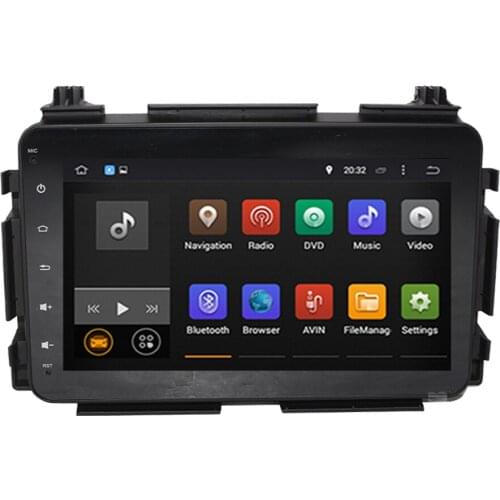 8" Android 9.0 With 4G Octa Core Stereo Multimedia RDS BT WIFI Head Unit Car GPS Navi Player For Honda Vezel/HR-V 2013-2019