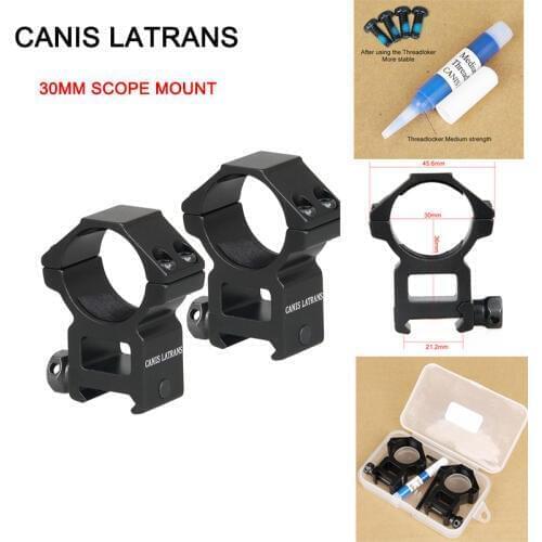 Canis Latrans Tactical airsoft accessories 30mm rifle Scope Mount for 21.2mm rail for hunting rifle scope GZ24-0114B