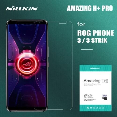 For Asus ROG Phone 3 3 Strix Glass Nillkin H+ PRO Tempered Glass Safety Protective Screen Protector for ROG Phone 3/3 Strix Film