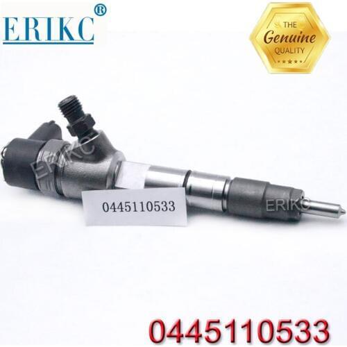ERIKC 0 445 110 533 Common Rail Diesel Engine Injector Accesories 0445 110 533 Genuine And Original Fuel Injection 0445110533