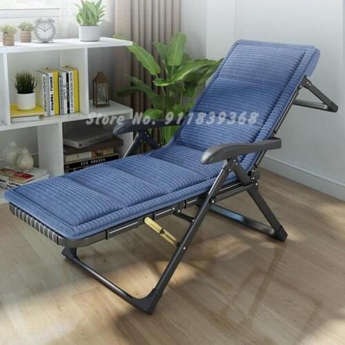 Recliner balcony home leisure sunbathing beach chair folding lunch break siesta bed lazy sofa backrest chair