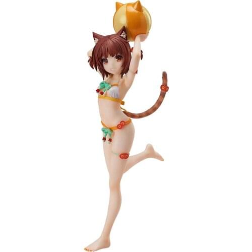 Nekopara Azuki Swimsuit Anime Figure Collectible Model Toys Desktop Decoration Cartoon Figure Model Anime Toys Gift