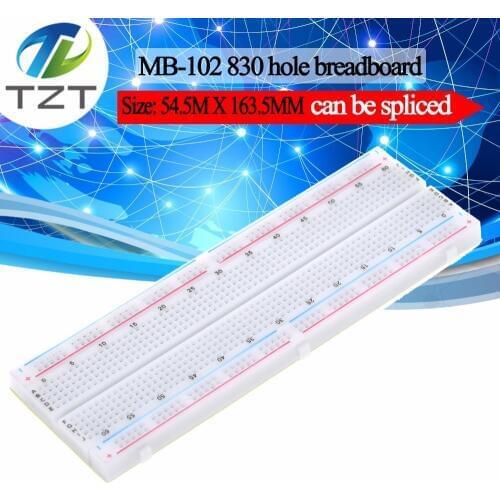 Breadboard 830 Point PCB Board MB-102 MB102 Test Develop DIY kit nodemcu raspberri pi 2 lcd High Frequency