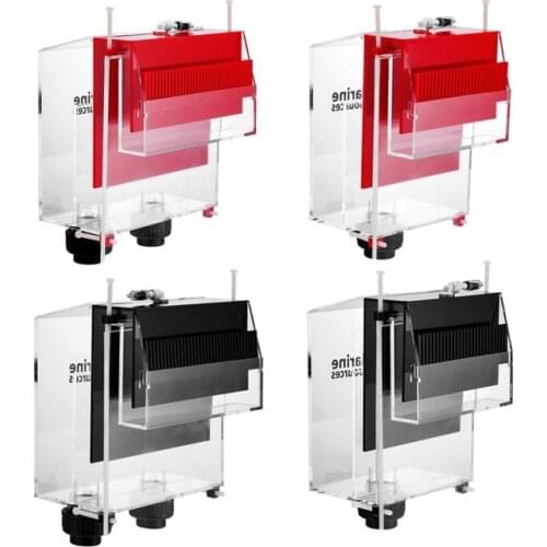 Marine Sources Aquarium Waterbox Siphon Overflow Box SOB-1 SOB-2non-perforated bottom filter no need hole for marine reef tank