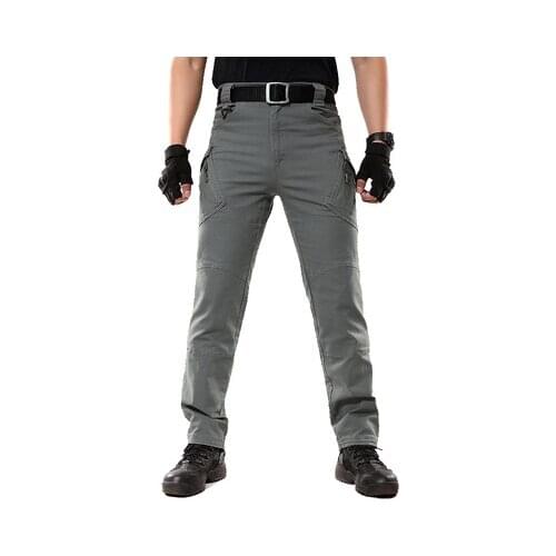 Thick Stretch Cotton Tactical Pants Men Trousers SWAT Many Pocket Military Pantalon Homme Training Outdoor Mens Cargo Pants