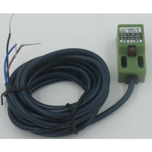 Normally Open NO DC 2 wires 4mm Square Approach Sensor Inductive Proximity Switch 6-36VDC SN04-D1