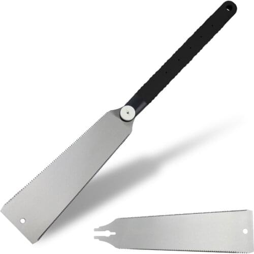 Japanese-style Wood Saw 3-edge Teeth Hand Saw Flexible Blade Razor Pull Saw For Tenon Wood Bamboo Plastic Fine Cutting